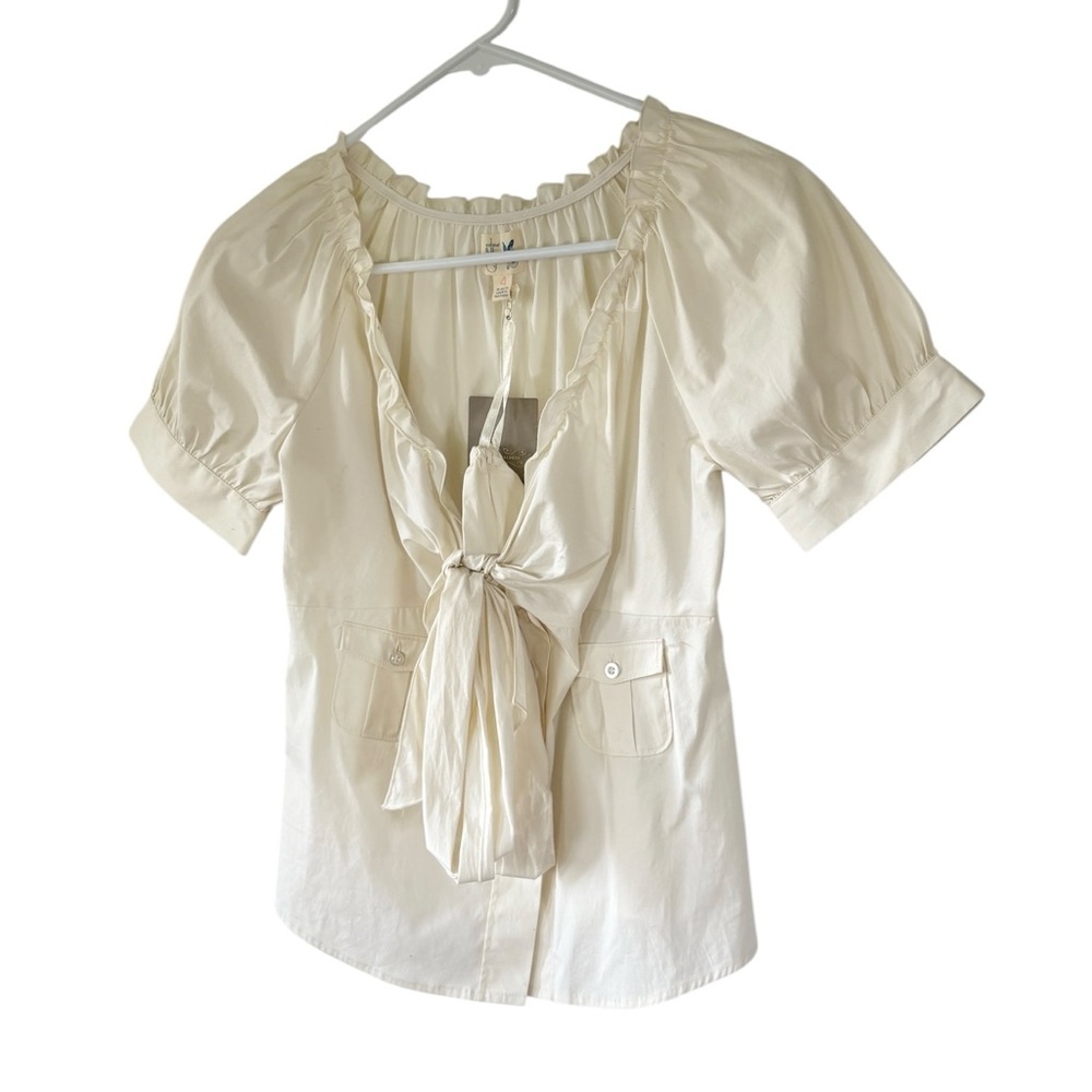 Edme & Esyllte Ivory Top. - Picture 2 of 7